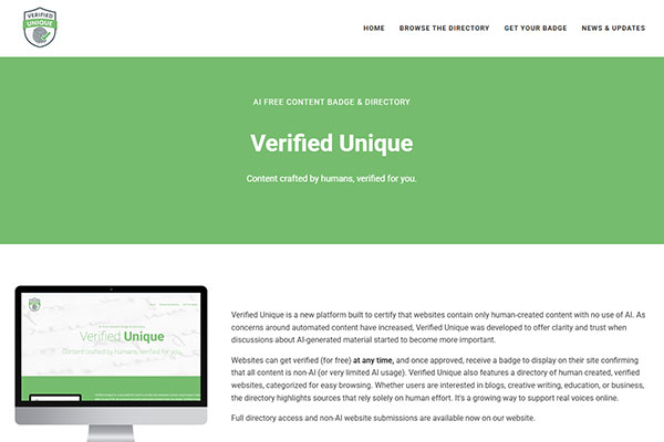 Verified Unique
